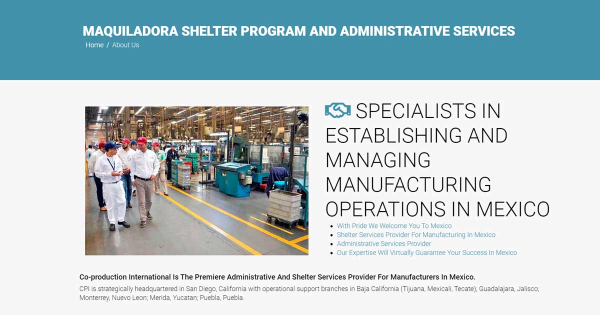Shelter Companies in Mexico Simplifying the Establishment of