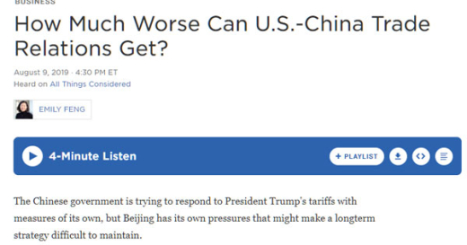 How Much Worse Can U.S.-China Trade Relations Get?