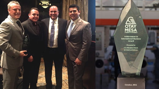 International Business Award for Manufacturing in Mexico