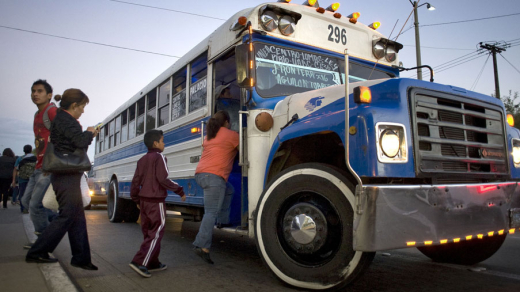 Older buses that will be replaced by bus rapid transit