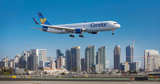 San Diego Nonstop flight to Germany, Condor Airlines