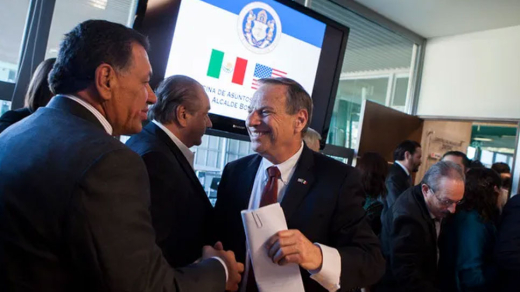 Filner Meets With Tijuana Mayor