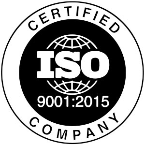 Certified ISO 9001:2015 Company